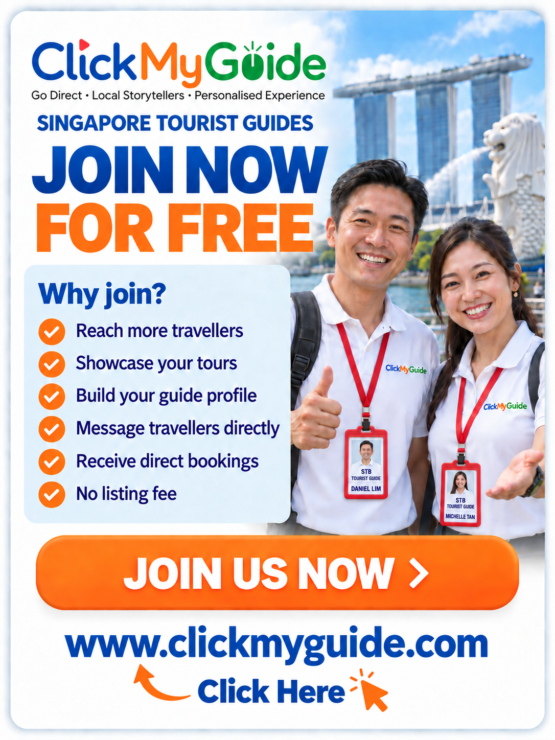 The only website that connect tourists to you! Directly